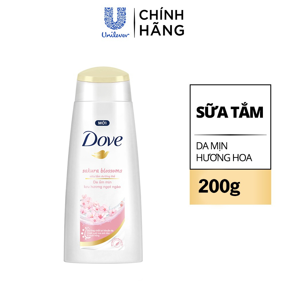 Sữa Tắm Dưỡng Thể Dove Sakura Blossoms 200g