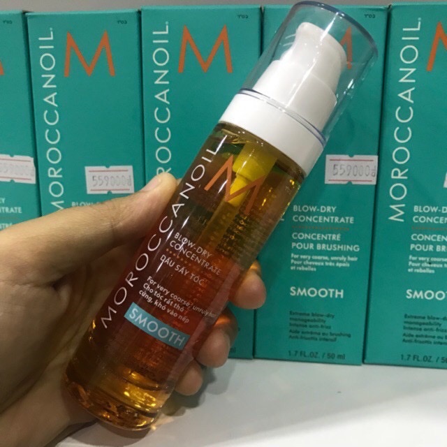 Tinh dầu Moroccanoil Smooth cho tóc rất thô cứng khó vào nếp 50ml
