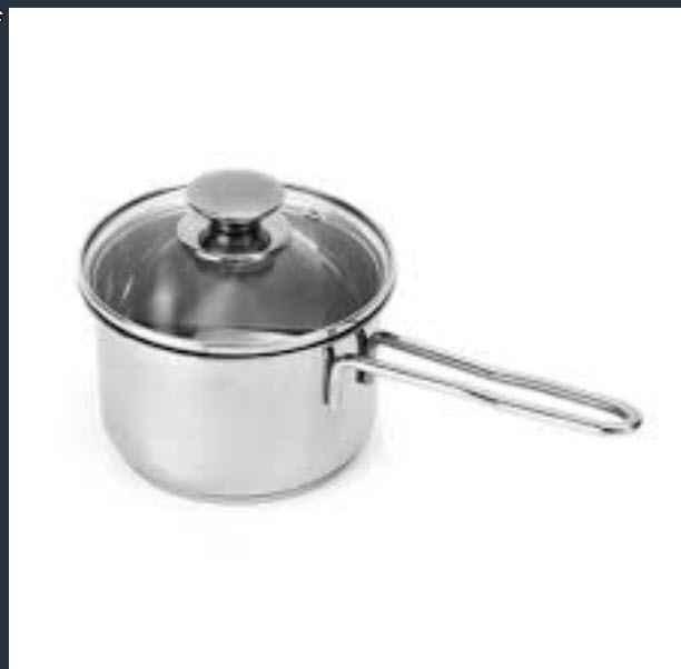Nồi quánh nấu bột inox 3 đáy nắp kiếng fivestar 12cm - q12nk