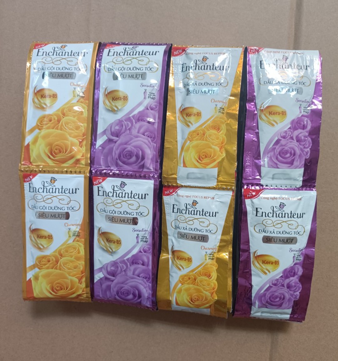 Enchanteur - Dây dầu gội/ Xả enchanteur 6g/gói (Dây 12 gói)