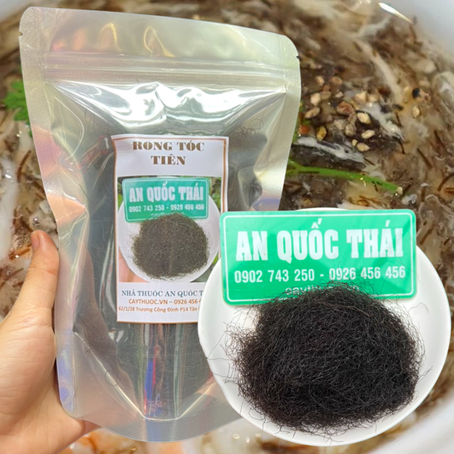 100g rong tóc tiên nấu súp thơm ngon/rong mái chèo loại ngon, rong biển tóc tiên hàng loại 1
