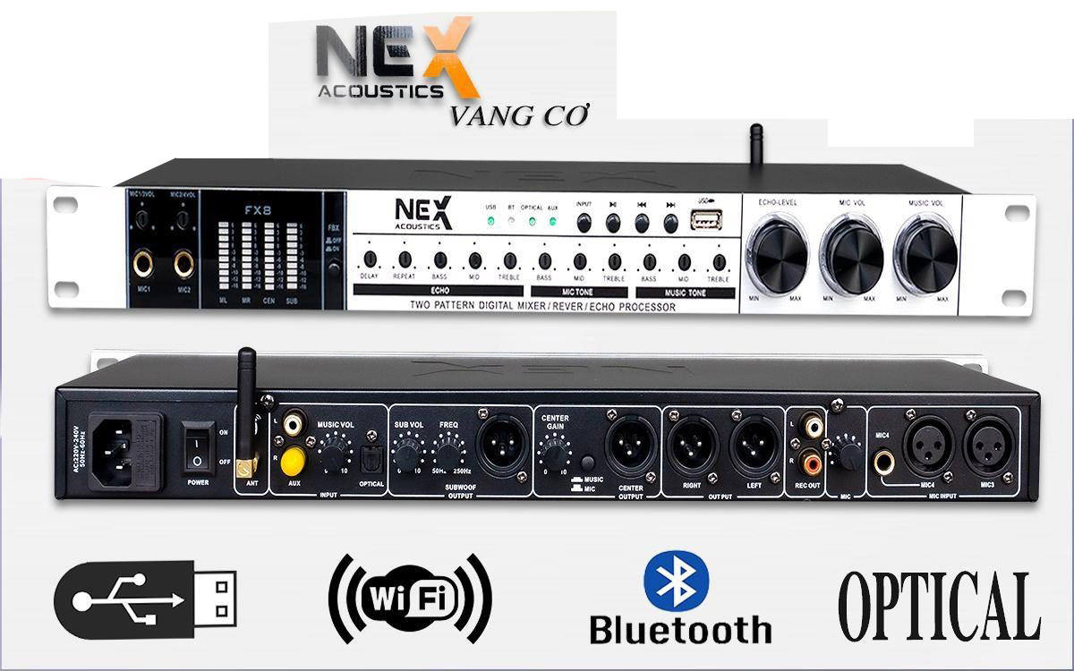 Vang cơ nex acoustics fx8 ii