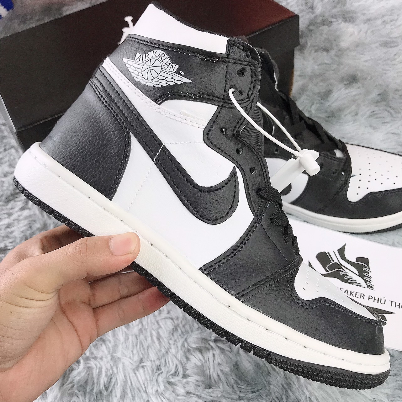 Giày thể thao JD1 cổ cao, Giày sneaker jodan đen cao cổ các màu mới - Giá gốc tại xưởng
