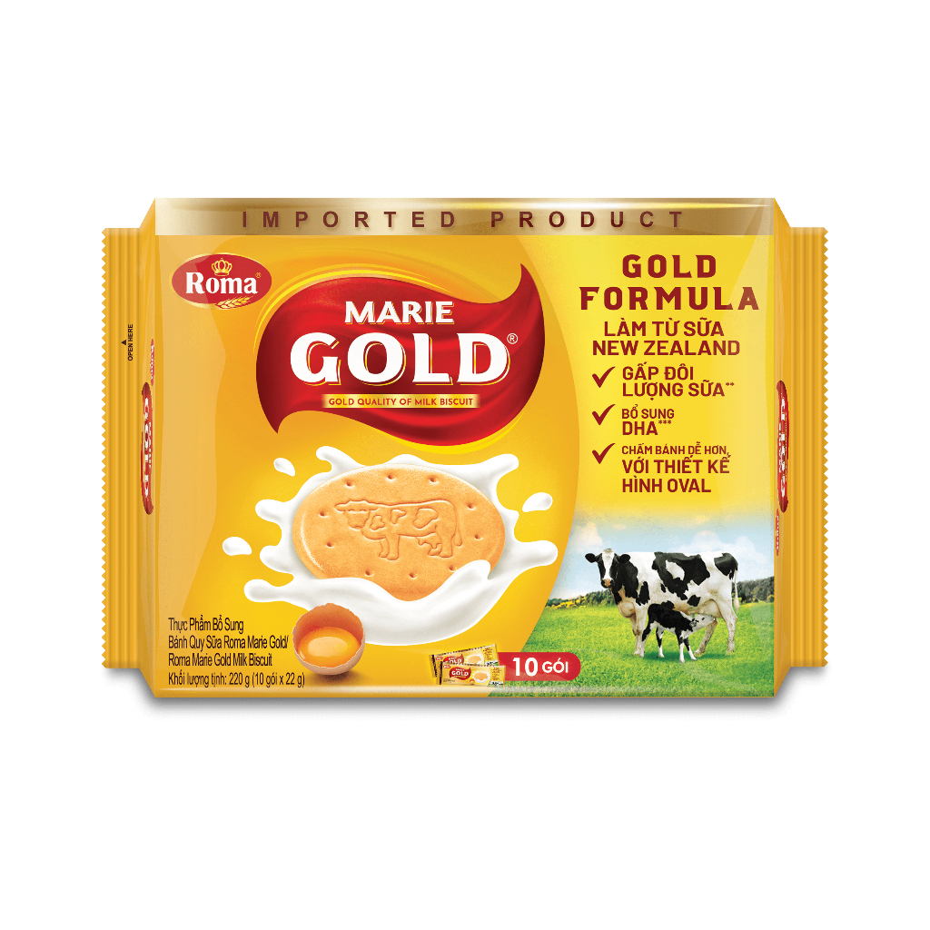 Bánh Quy Sữa Roma Marie Gold 220G
