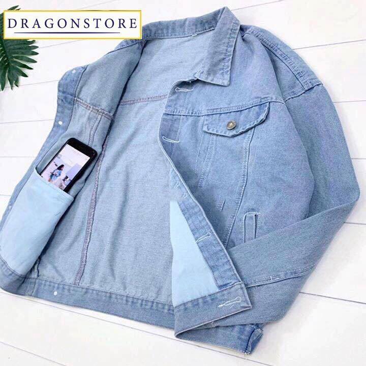 [Hoàn Tiền 15%] [HCM]Ao khoác jean cặp nam nữ