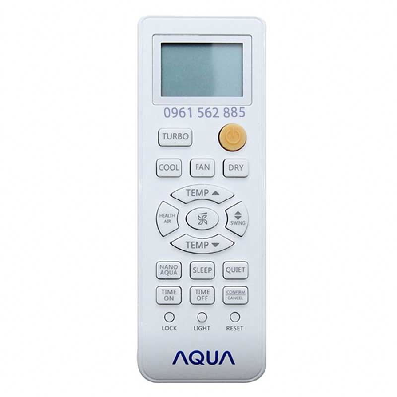 Điều khiển remote máy lạnh điều hòa aqua nút cam chính hãng