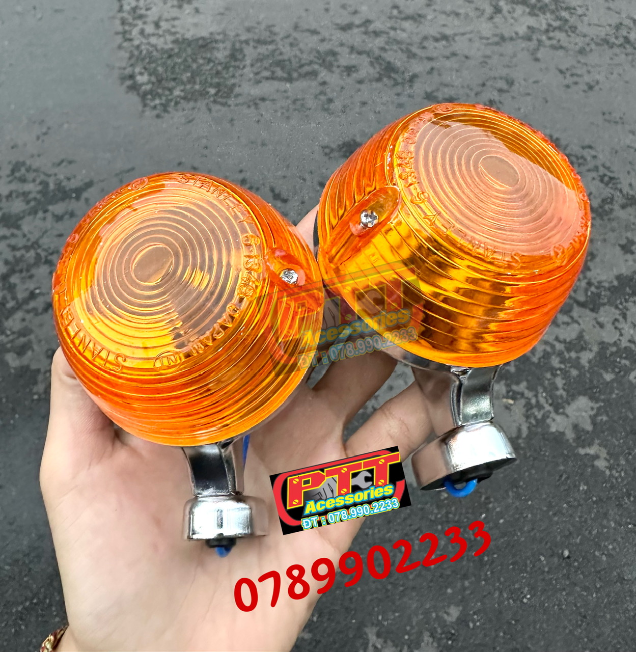 Xi nhan trước - sau xe chaly đời 80