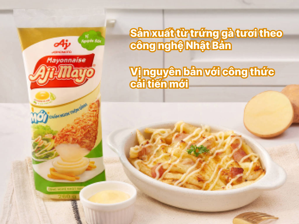 Sốt mayonnaise - Chai nhỏ 260gr của Aji-mayo