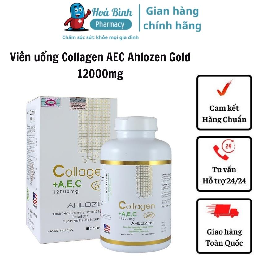 Viên uống collagen aec gold 12000mg ahlonzen cao cấp từ mỹ