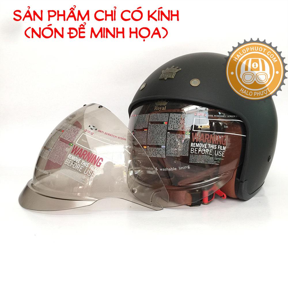 Kính thay cho nón bảo hiểm kính âm Royal M139 (4 màu)