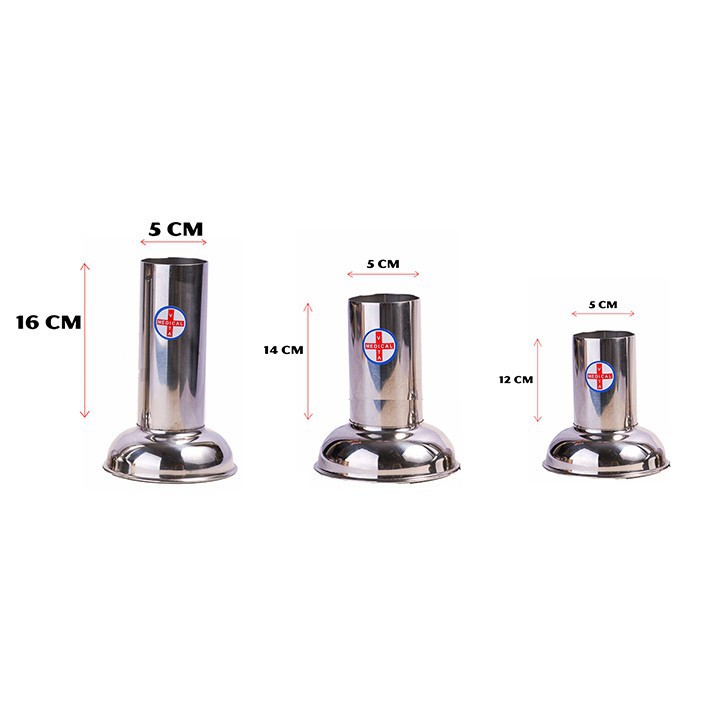 Ống cắm pen kéo y tế chất liệu inox304 chống gỉ sét dụng cụ sơ cứu