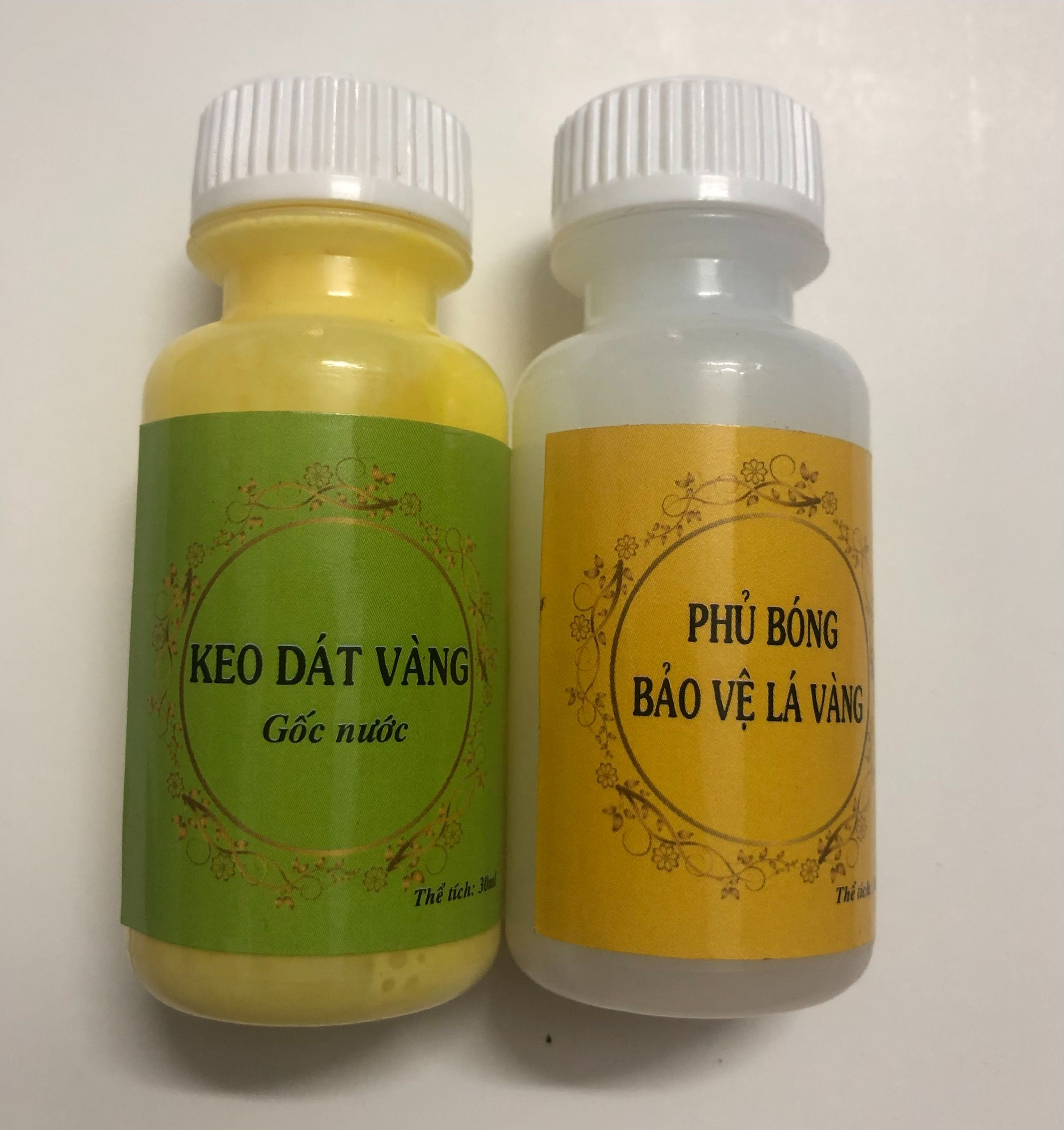 Set keo dát vàng, phủ bảo vệ lá vàng Đài Loan 30ML