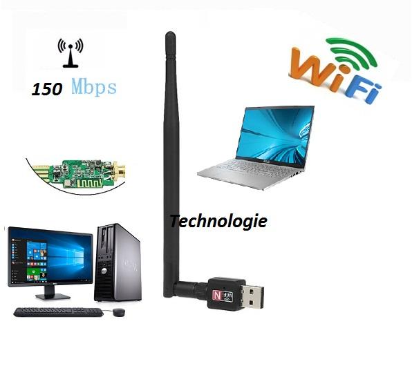 Thu wifi ,Usb thu sóng wifi 802 có cần dài tốc dộ 5DP gấp 3 lần loại củ