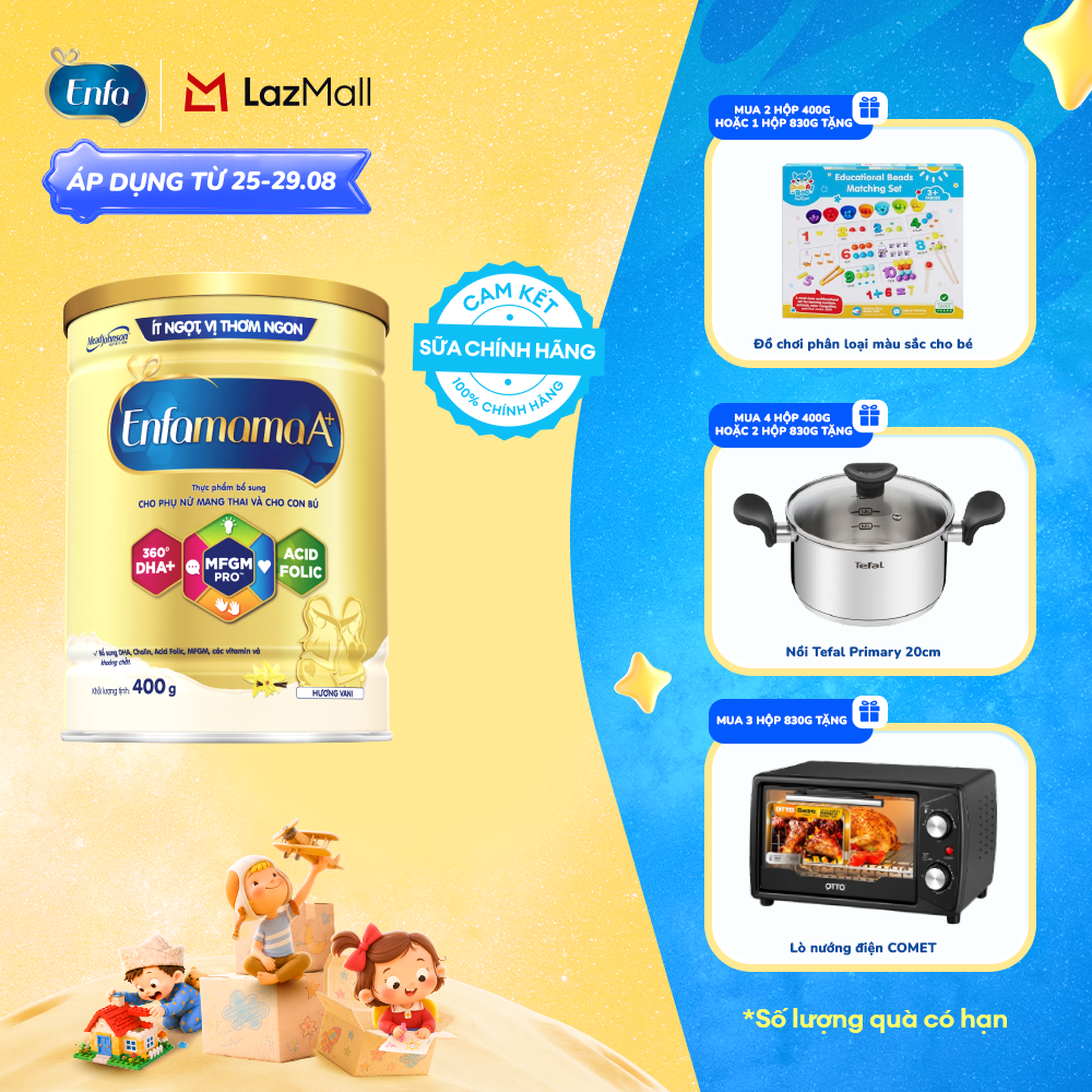 Sữa bầu Enfamama A+ hương Vani 400g