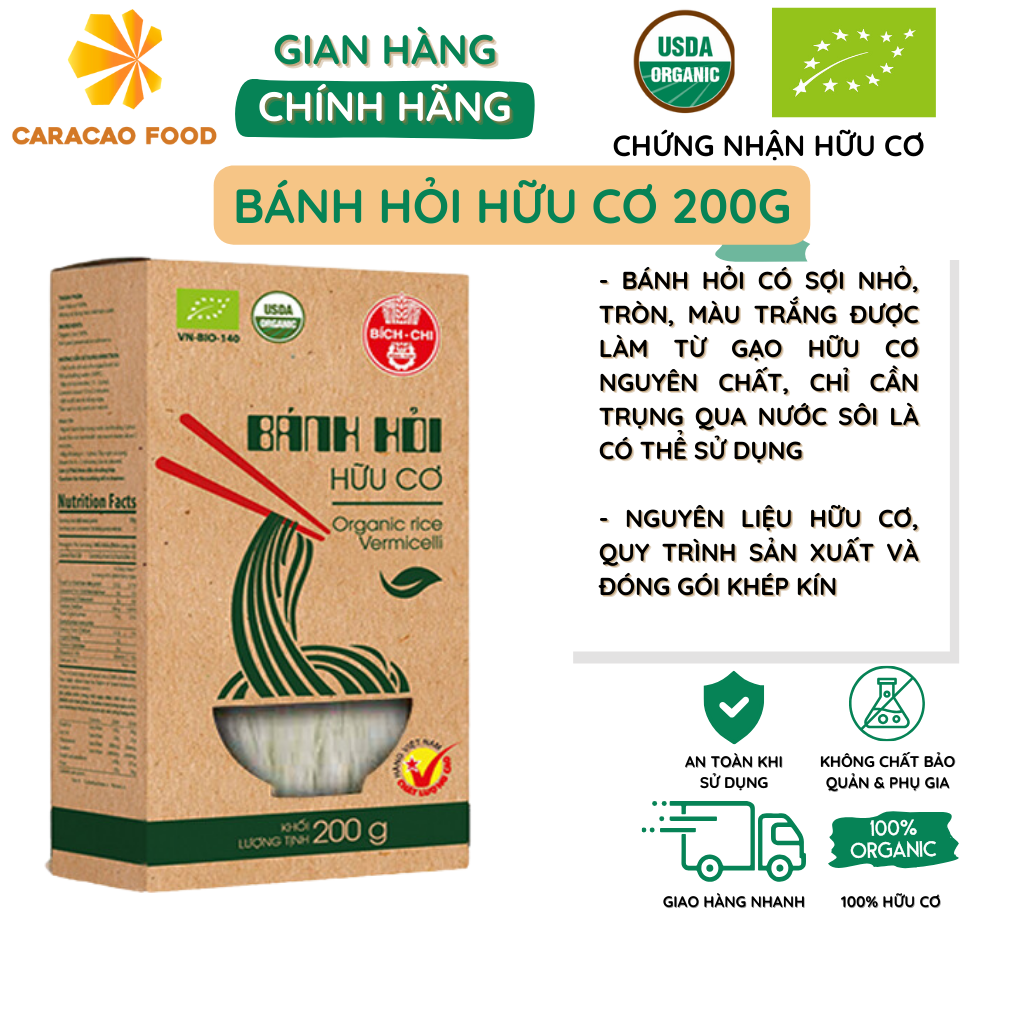 Bánh hỏi hữu cơ 200g, Bánh hỏi Bích Chi hữu cơ