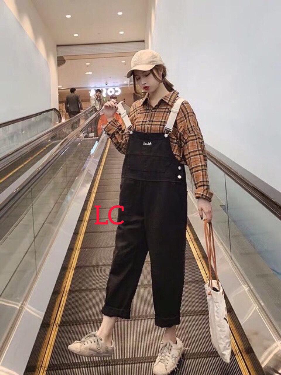Mạnh dũng store 1 yếm kaki rút eo đen be hot