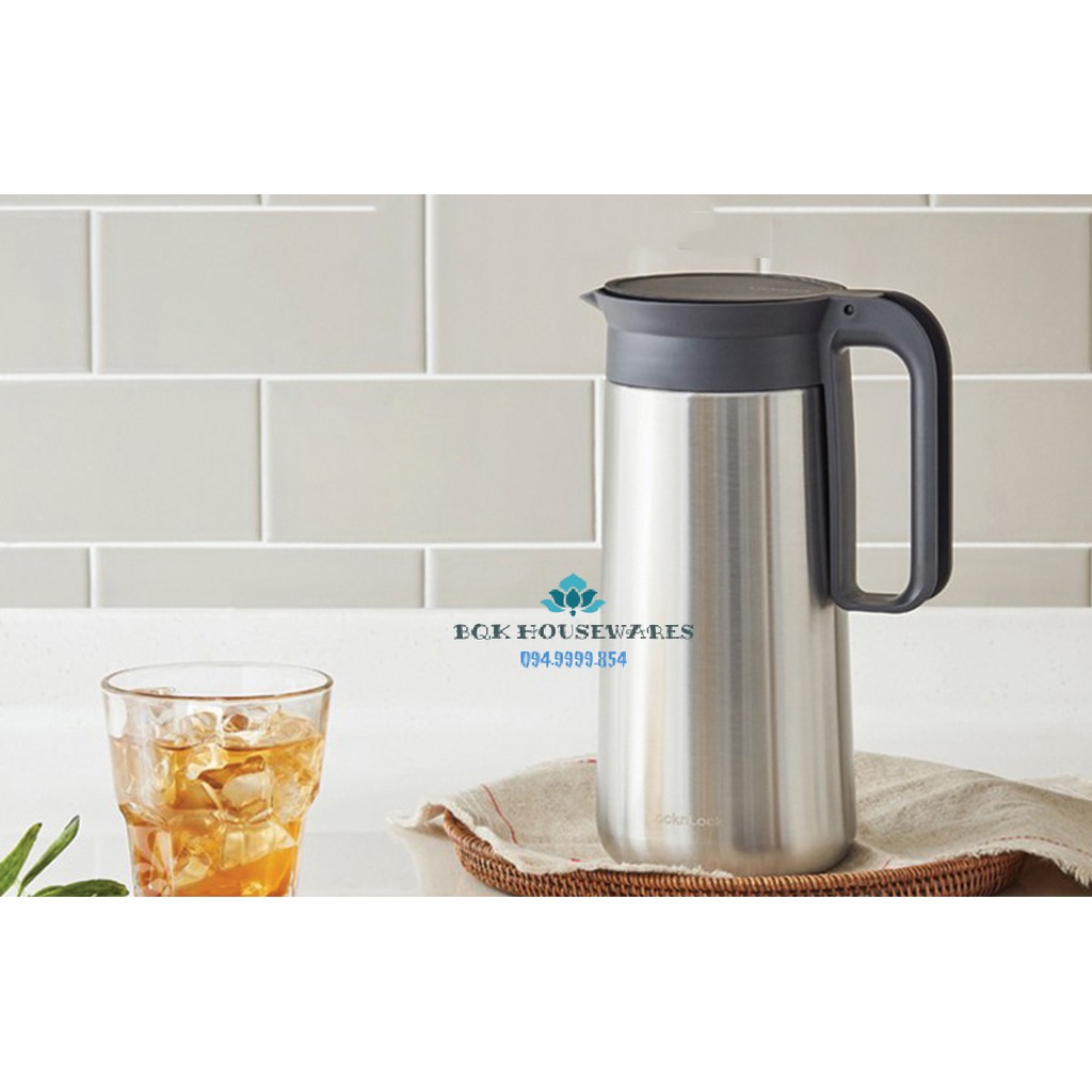 Bình Đựng Nước Inox Quai Cầm Lock&Lock Lhc7002Slv - 1.4L (Không Giữ Nhiệt)