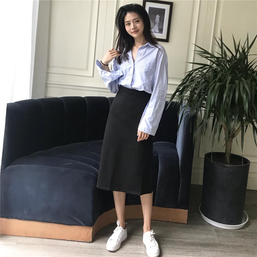 Chân váy nữ| chân váy midi dáng chữ a