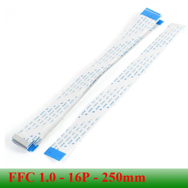 Cable ffc 1.0mm 16 pin dài 250mm awm 20264