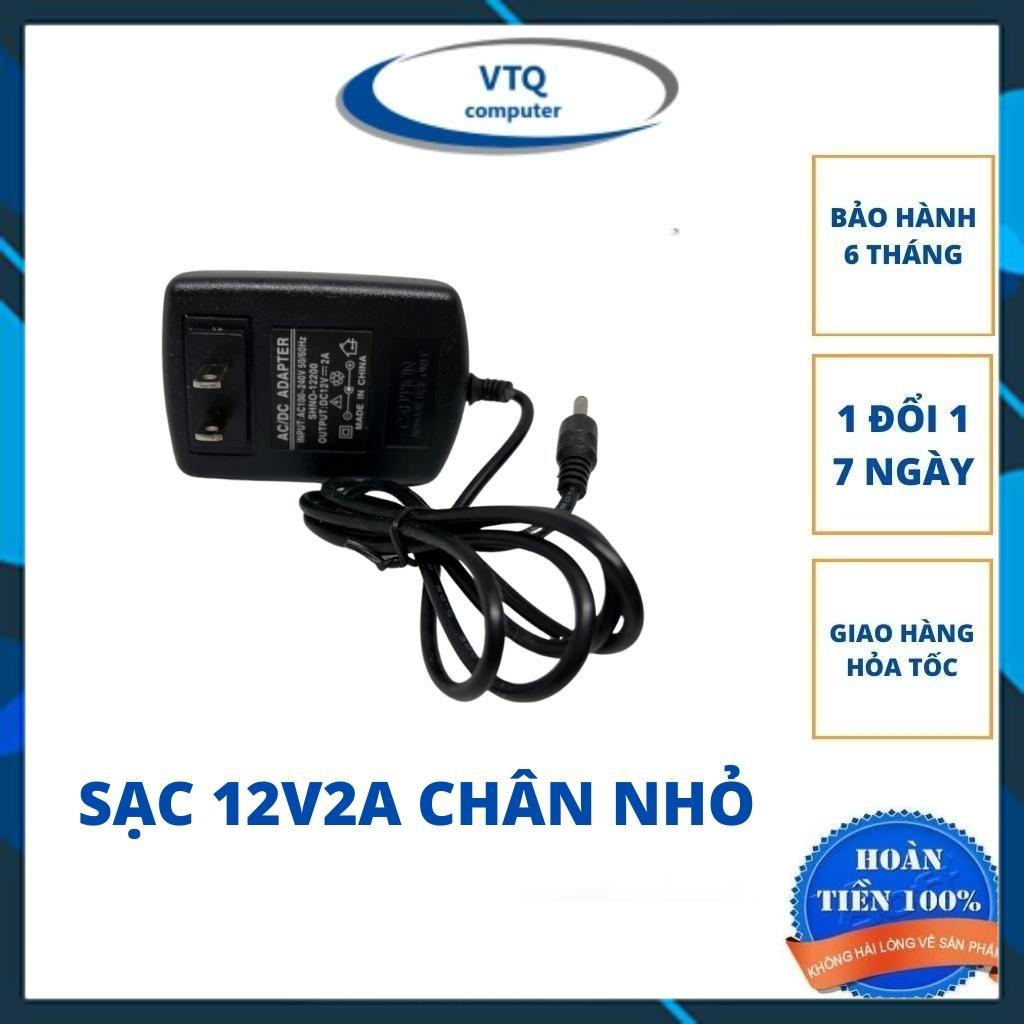 Sạc nguồn 12v2a chân nhỏ 3.5mm hàng zin bảo hành 6 tháng.vtq.computer