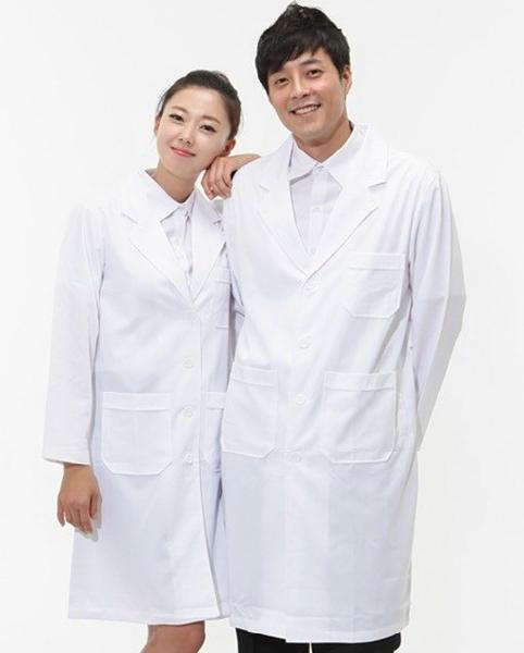 Áo blouse y tế nữ - áo bác sỹ nữ dài tay áo phòng thí
