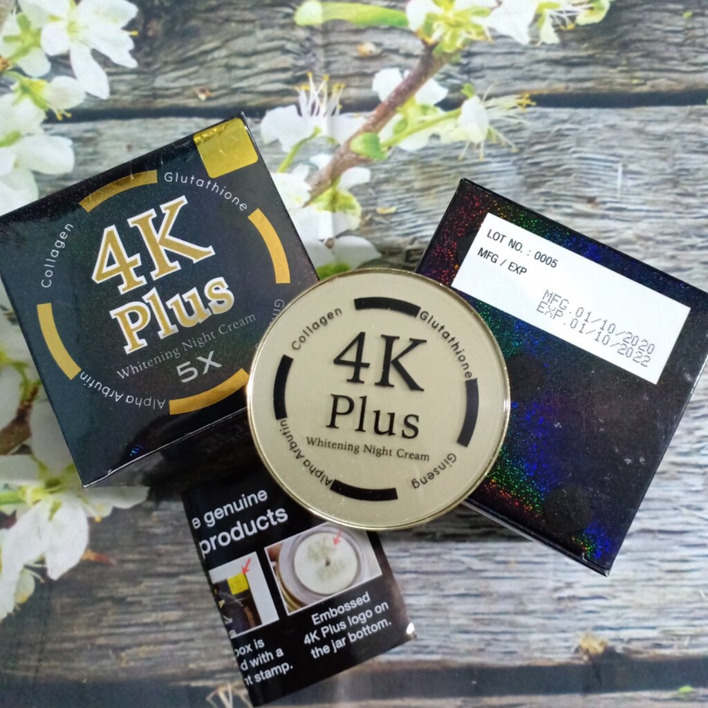 [HCM]kem dưỡng da mặt 4K Plus Thái Lan (mờ nám tàn nhang mờ thâm mụn trắng da)