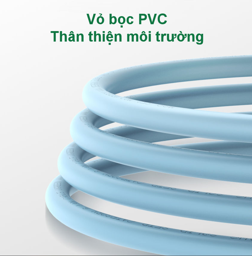 Cáp mạng S/FTP CAT6 cao cấp dài 305m màu xanh da trời UGREEN NW124 70317 Cáp mạng S/FTP CAT6 cao cấp dài 305m màu xanh da trời UGREEN NW124 70317