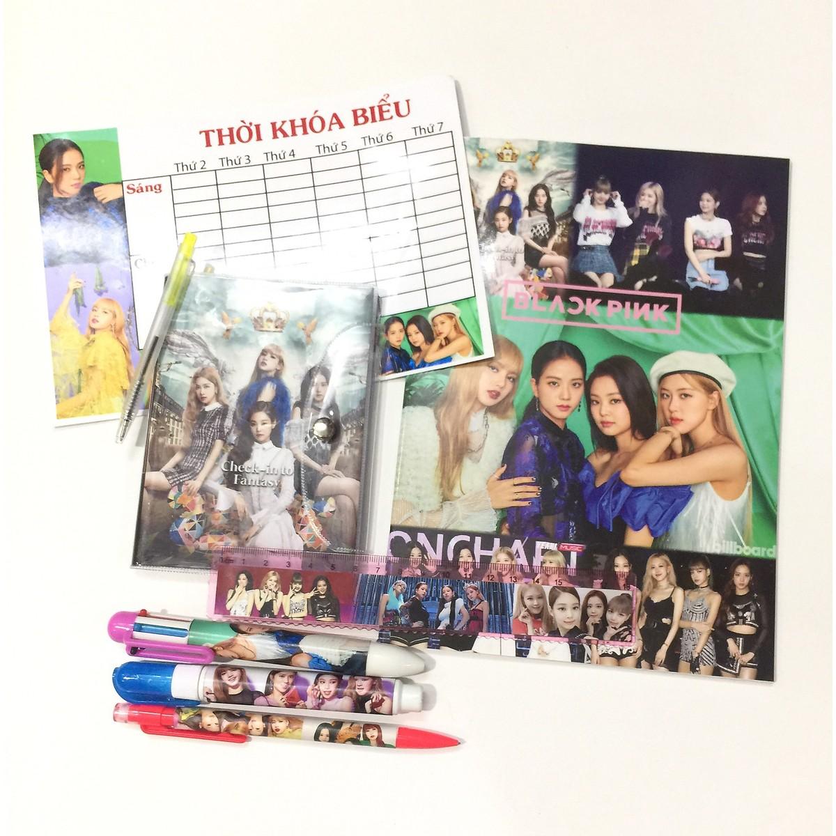BLACKPINK ĐỒ DÙNG HỌC TẬP 7 MÓN ĐỒ