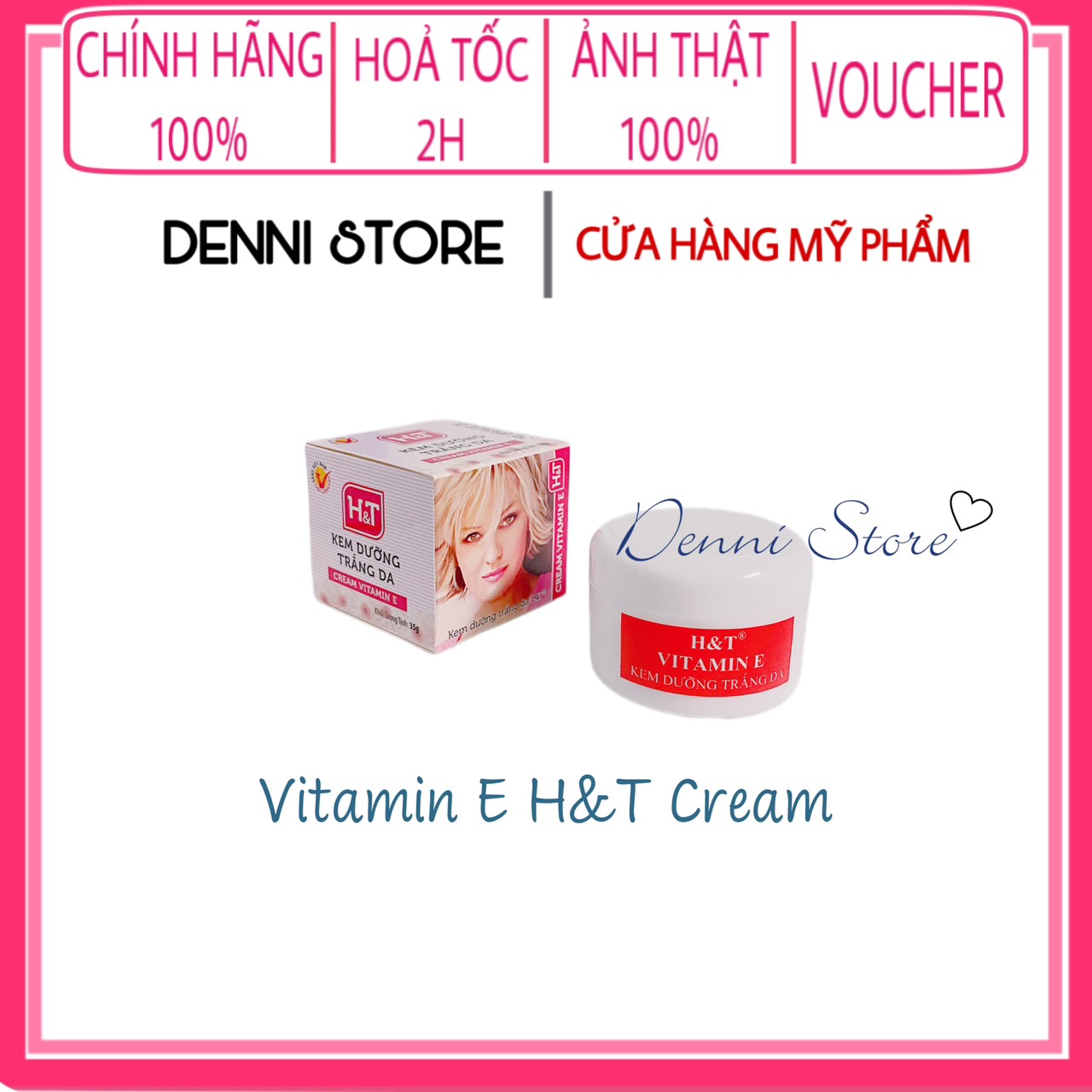 Lẻ 1 hộp 35gr kem vitamin e h&t