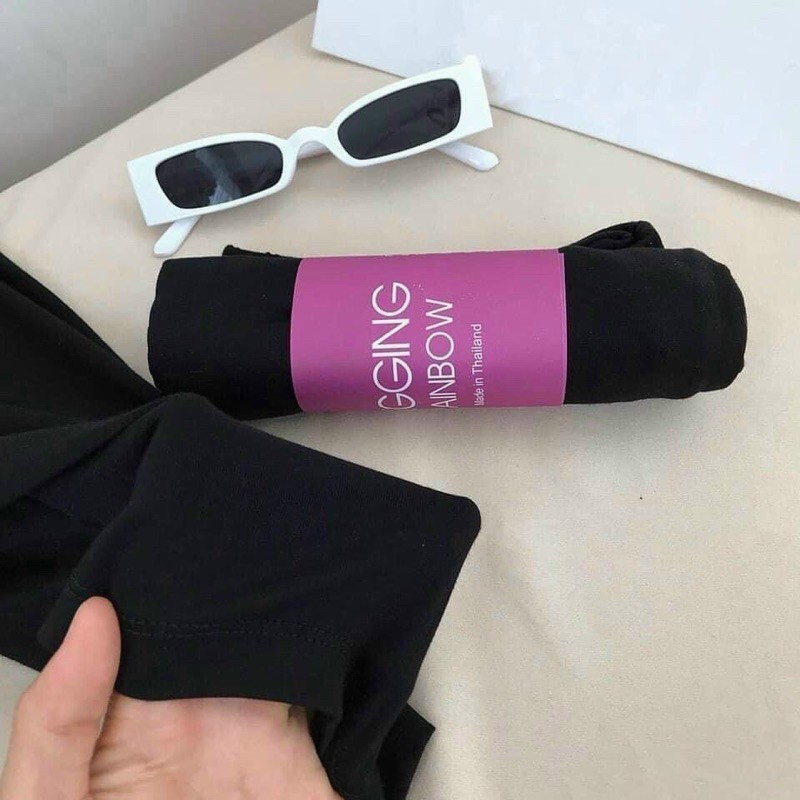 Quần legging Ngố cuộn Hồng co dãn tốt