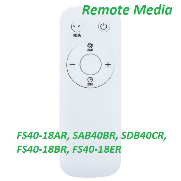 Remote Điều Khiển Midea 6 Nút M-06B Trắng Đen❤️Tay Khiển Midea FS40-18AR