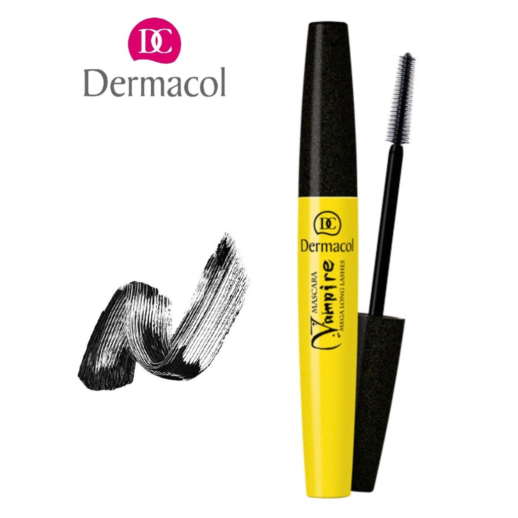 Chuốt mi dermacol vampire mega long lashes mascara làm dài và cong mi 8ml