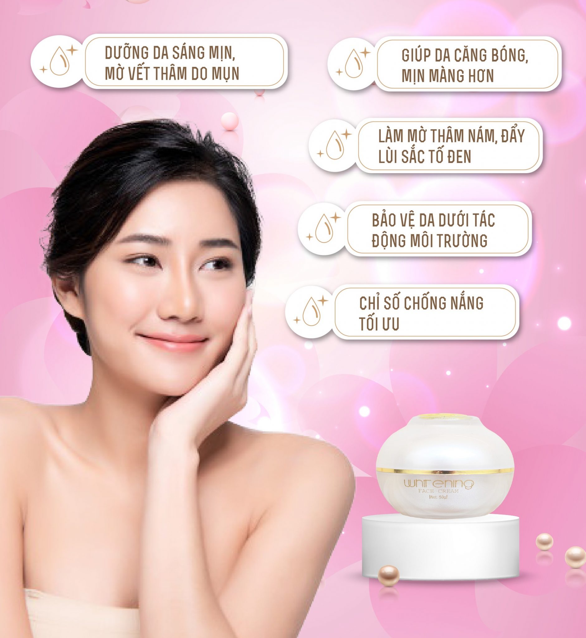 Kem trắng da- Face Pháp - Acosmetic