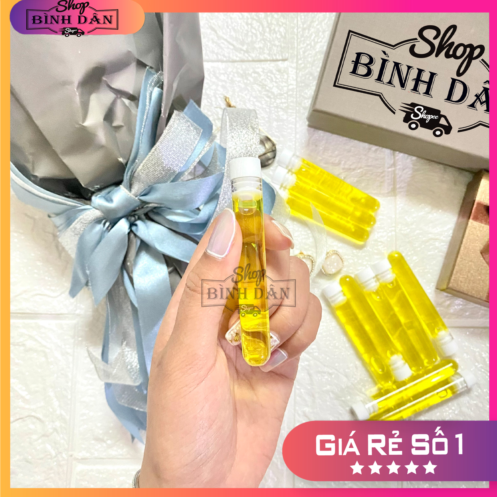 Serum Nhụy Hoa Nghệ Tây Dưỡng Da Tăng Sinh Collagen Nội Sinh handmade 5ml