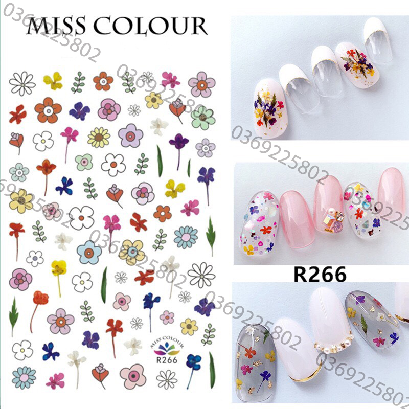 Sticker mẫu siêu KUTE trang trí móng