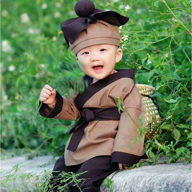 Set bộ cổ trang chụp ảnh cho bé 4 chi tiết 8-35kg - Đồ bộ chụp ảnh, đồ cổ trang - Shubishop.vn