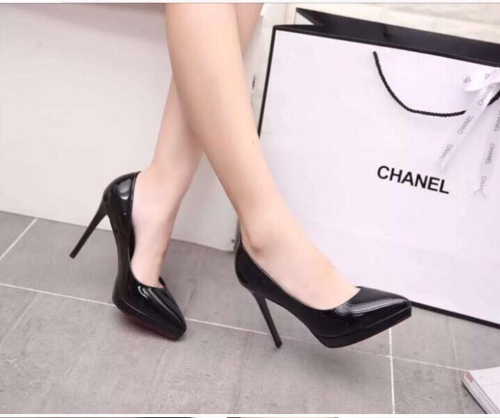 Giày cao gót đế đúp mũi nhọn thời trang
