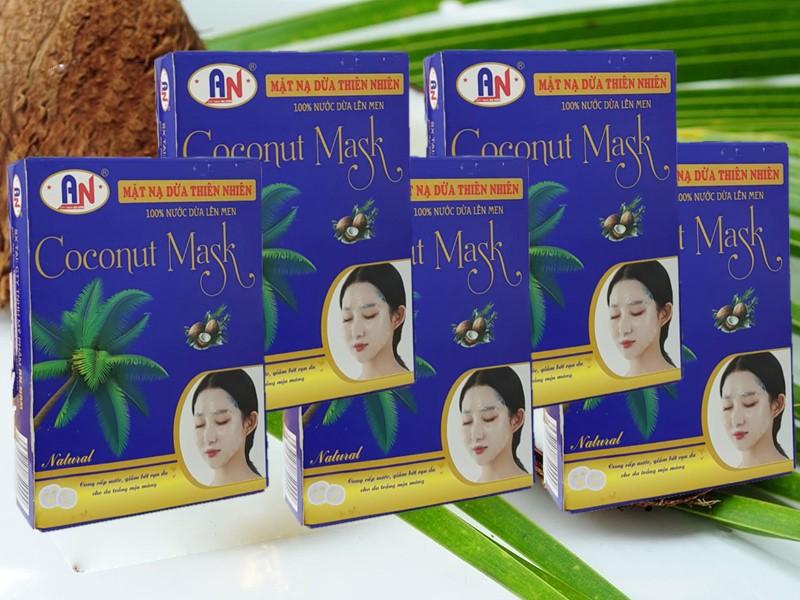 Combo 5 Hộp Mặt nạ dừa thiên nhiên