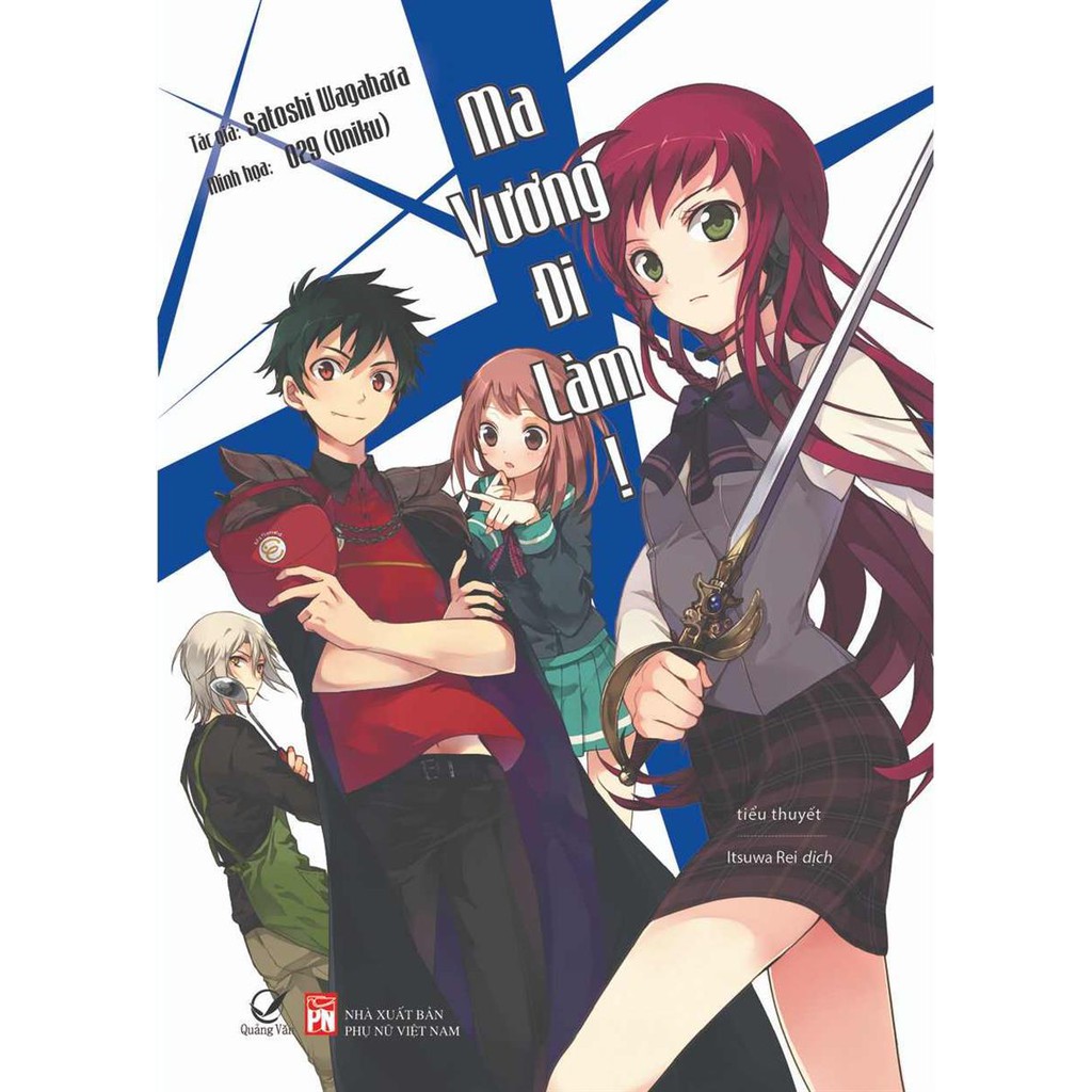 Sách - Ma vương đi làm - Tập 1 Mhbooks tặng Bookmark