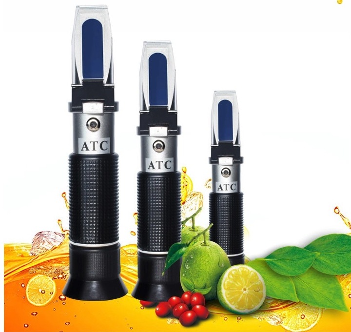 Khúc Xạ Kế Cầm Tay 2 Trong 1 Đo Độ Ngọt 0-32% Và Đo Độ Mặn 0-28%