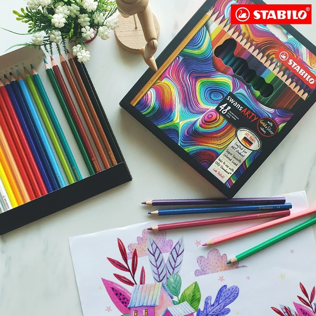 Bộ chì màu stabilo swans arty