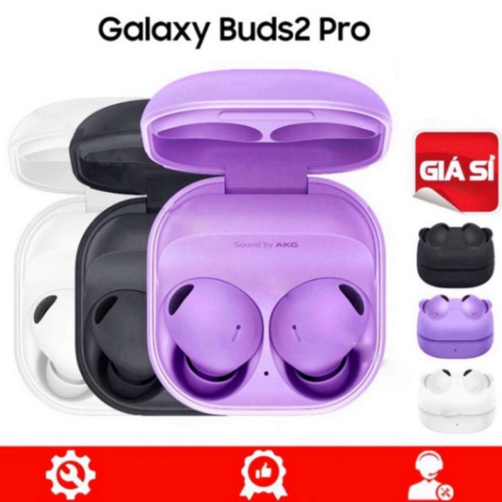 Tai Nghe Bluetooth Galaxy Buds 2 Pro - Buds 2 Pro Giá Tốt Chống ồn ANC, Chuẩn Âm Thanh Studio 360 Audio, Pin Trâu 8h, Kháng Nước IPX7, Tương Thích Với Tất Cả Các Thiêt Bị, Thiết Kế Thời Trang Nhỏ Gọn