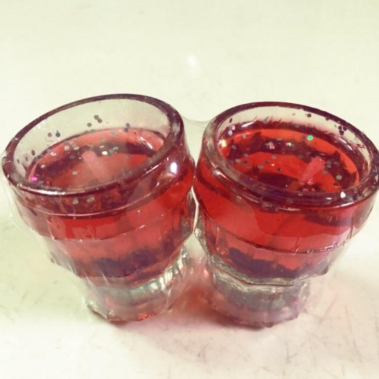Đèn cầy ly mắc tre