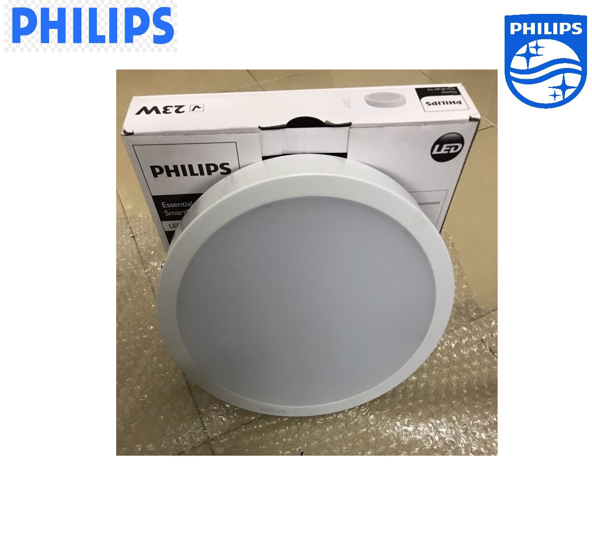 Đèn down light gắn nổi led philips dn027c led 11w -15w-18w-23w tròn