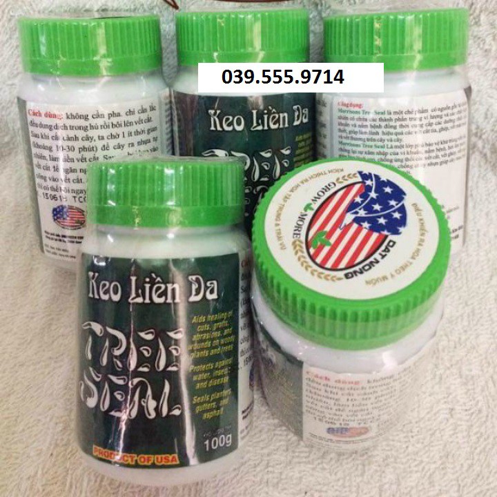 Dụng cụ làm vườn Keo liền da cây nhập khẩu từ mỹ lọ 100g