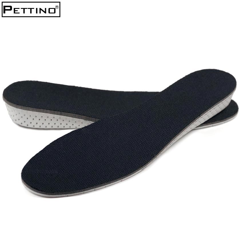 [VOUCHER 30K - MUA 2 GIẢM 5%] 01 cặp Lót giày nam, nữ tăng thêm 1.5cm, 2.5cm hoặc 3.5cm, thoáng khí, êm chân, khử mùi PETTINO-LLTX03