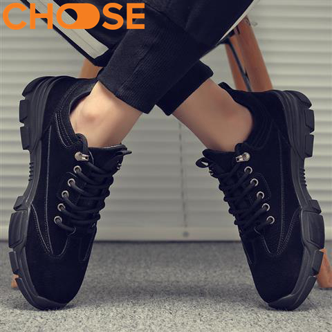 [HCM]Giày Nam Phong Cách Cao Bồi Choose Buộc Dây Mẫu Da Lộn Mới Đầu Năm 5101