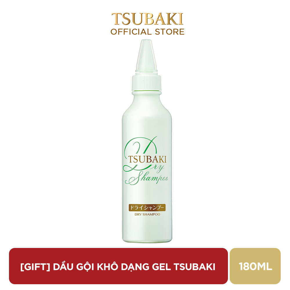 [GIFT] Dầu gội khô Dạng Gel TSUBAKI Dry Shampoo 180ml