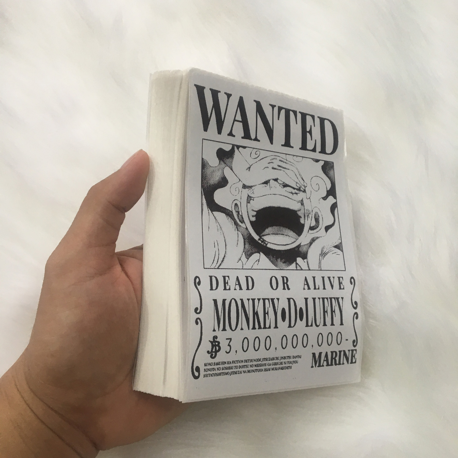 Giấy dán tường anime manga one piece, poster one piece dán tường decor phong cực đẹp ANM01