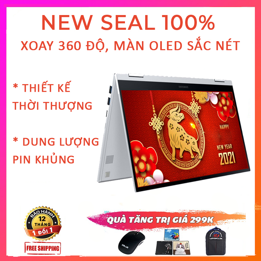 (TRẢ GÓP 0%, MỚI 100%)  Samsung Galaxy Book Flex Alpha 2, Siêu Phẩm Cảm Ứng 2-In-1, i5-1135G7, RAM 8G, SSD Nvme 256G, VGA Intel Iris Xe G7, Màn 13.3 FullHD IPS, QLED, Touch